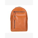 Blake Tan Luxe Deri Çapraz Unisex Sırt Çantası