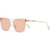 Blancia Milano Bc 1292 C3 Dikdörtgen Rose Gold Kadın Güneş Gözlüğü - Rose - Gold