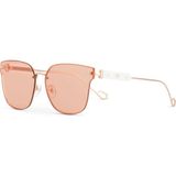 Blancia Milano Bc 1293 C3 Dikdörtgen Rose Gold Kadın Güneş Gözlüğü - Rose - Gold
