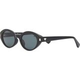 Blancia Milano Bc 1325 C1 Oval Siyah - Gümüş Kadın Güneş Gözlüğü