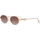 Blancia Milano Bc 1370 C3 Oval Kadın Güneş Gözlüğü - Rose Gold