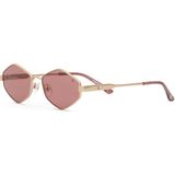 Blancia Milano Bc 1371 C3 Geometrik Kadın Güneş Gözlüğü - Rose Gold