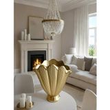 Blanj Altın-Gold 16 Cm Modern Trend Istiridye Vazo - Mekanlarınıza Zarif Bir Dokunuş