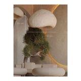 BLANJ COFFEE ROASTERY 42 CM BÜYÜK BOY AVİZE STONE MUSHROOM