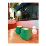 BLANJ Liny 2'li Yeşil Tealight Mumluk