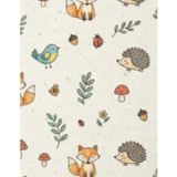 Blank Animal Forest Pattern Sketchbook: Blank 100 Page Multi-Purpose Sketchbook for Writing and Drawing