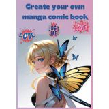 blank manga comic book: create your own comics book, draw your manga & anime sketchbook