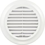 Blauberg Karavan Mutfak Banyo Menfezi 125 mm Plastik Sinek Telli Yuvarlak Hava Akışı