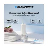 Blaupunkt P30 Beyaz Şarj Edilebilir Ağız Duşu 300 ml Su Kapasitesi ile Etkili Temizlik