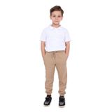 blayn jeans Çocuk Beli Lastikli Kışlık Erkek Ve Kız Unisex Pantolon KREM 7 Yaş