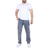 blayn jeans Erkek Açık Gri Baggy Kot Pantolon - Geniş Kalıp Günlük Rahat Denim Jean Açık Gri 29