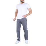 blayn jeans Erkek Gri Baggy Kot Pantolon - Geniş Kalıp Günlük Rahat Denim Jean Liver Gri 30