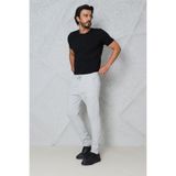 blayn jeans Erkek Gümüş Jogger Pantolon – Rahat Kesim, Bağcıklı, Mevsimlik Günlük Kullanım