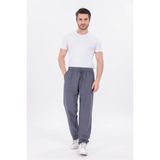Blayn Jeans Erkek Jogger Pantolon, Beli Lastikli Bağcıklı, %100 Pamuk Keten, Baggy Rahat Günlük