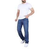 blayn jeans Erkek Mavi Baggy Kot Pantolon - Geniş Kalıp Günlük Rahat Denim Jean Lacivert 30