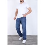 blayn jeans Erkek Mavi Baggy Kot Pantolon - Geniş Kalıp Günlük Rahat Denim Jean