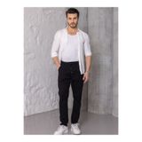 blayn jeans Erkek Siyah Jogger Pantolon – Rahat Kesim, Bağcıklı, Mevsimlik Günlük Kullanım