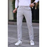 blayn jeans Erkek Slim Fit Keten Pantolon – Esnek Kumaş Şık & Günlük Model Gri 30