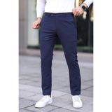 blayn jeans Erkek Slim Fit Keten Pantolon – Esnek Kumaş Şık & Günlük Model Lacivert 33