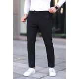 blayn jeans Erkek Slim Fit Keten Pantolon – Esnek Kumaş Şık & Günlük Model Siyah 38