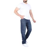 blayn jeans Erkek Tintli Baggy Kot Pantolon - Geniş Kalıp Günlük Rahat Denim Jean Tintli 30