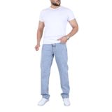 blayn jeans Erkek Toz mavi Baggy Kot Pantolon - Geniş Kalıp Günlük Rahat Denim Jean Toz mavi 36
