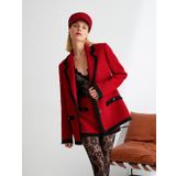 Blazer Tüvit Ceket Düğmeli Regular Fit