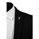 BLC Basic Line Co. Tüy Demeti Şeklinde Black Nikel Renginde Yaka Iğnesi Yaka Broşu