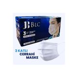 Blc Lastikli Burun Telli Cerrahi Beyaz Maske 50'li
