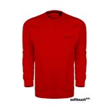 blck & premium baskılı SOFTTOUCH TECH. 3 İPLİK İPEKSİ DOKU UNİSEX Sweatshirt 3 İplik Şardonsuz
