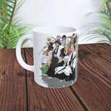 Bleach Anime Tasarım Kupa - Hediyelik Kupa - Baskılı Kupa - 001 - Beyaz - 300 ml