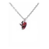 Bleach Ichigo Hollow Maske Figürlü Gümüş Renkli Anime Kolye – 60 Cm Zincirli Unisex Takı