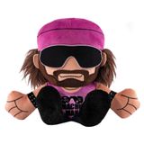 Bleacher Creatures WWE Macho Man Randy Savage 20,32 cm Kuricha Oturan Peluş- Yumuşak Chibi'den İlham Alan Oyuncak