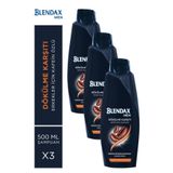 Blendax Men Kafein Özlü Dökülme Karşıt 3x500 ml Şampuan