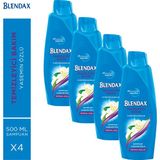 Blendax Yasemin Özlü Hacim Verici Şampuan 500 ml X 4 Kadınlar İçin Temizleyici Bakım