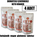 Blendfood Domatesli Ve Çekirdekli Ketojenik Kraker (60 Gr X 4 Adet)