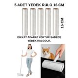 Blessca 5 Adet Yedek Tüy Toplayıcı Rulo Kedi Köpek Tüyü Toplayıcı Yapışkanlı Yedek Rulosu XL 16 cm
