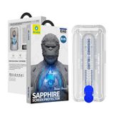 Bleuo iPhone 13/14 / 15 Serisi Uyumlu Sapphire Anti-static Uygulama Aparatlı Telefon Ekran Koruyucu (iPhone 13/13 Pro Max / 14)
