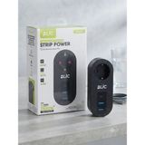 Blic Aura Akse Termal Akım Korumalı Priz - 2500W 10A, 1x Type-C Pd 20W ve USB Çıkışlı Çoklayıcı Priz - Siyah