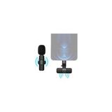 Blic BLM-2 2.4 G Wireless Type-c Lightning Kablosuz Yaka Mikrofonu
