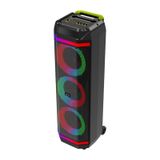 Blıc Bls-58 40w Karaoke Hoparlör Kablosuz Mikrofonlu Bluetooth 5.4 Taşınabilir Ses Sistemi Rgb Led Uzaktan Kumandalı renkli