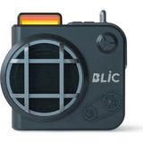 Blic Bls-74 7W Retro Bluetooth Hoparlör, Rgb Işık, Tws Stereo, USB & Tf Kart, 1200MAH Siyah