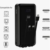 Blıc Bpb6 20.000 Mah Dahili Kablolu Powerbank Siyah