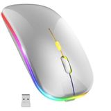 Blic Bwm6 Gri Rgb Şarjlı Kablosuz 1600Dpı Işıklı Kablosuz Sessiz Mouse
