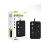 Blic Ftr-02 Akım Korumalı 3'lü Priz - 2 USB + 1 Type-C Hızlı Şarjlı Çoklu Priz 2500W