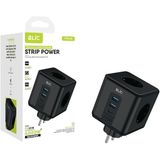 Blic Kablosuz Çoklu Priz ve USB Şarj İstasyonu – 2 USB + 1 Type-C Çıkışlı, Termal Akım Korumalı, Kompakt Tasarım, Kablo Karmaşasını Önleyen, Çoklu Cihaz Şarj Desteği