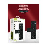 Blic Termal Akım Korumalı 3 Priz / 3 Usb / 1 Typec 20w Girişli Duvar Tipi 3 Lü Priz
