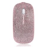 blingbybri Kızlar için Bling Kablosuz Fare, Pembe Yapay Elmas Kapaklı Bilgisayar Faresi, USB Alıcılı, Parıltılı Sevimli Düz Fareler, Dizüstü Bilgisayar, Dizüstü Bilgisayar, Dizüstü Bilgisayar ve MacBook