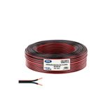 Blingston Elektrik Tesisat Kordon Hoparlör Kablosu 2X0.75MM 25 Metre Siyah Kırmızı