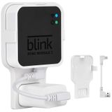 Blink Sync Module 2 için Outlet Duvar Montajı, Yeni Blink Dış Mekan İç Mekan Ev Güvenlik Kamera Senkronizasyon Modülü için Kısa Kablolu Montaj Braketi Tutucu, Dağınık Kablo veya Vida Yok
